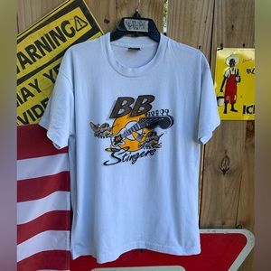 Vintage 1991 BB the Stingers Rock N Roll Band T-shirt Size L